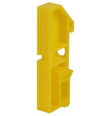 Изолятор для шин  NO-224-66 на DIN-рейку желтый  Б0062805  ЭРА