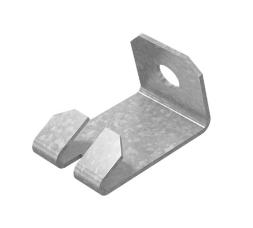 Крюк для подвеса проволочного лотка, толщ. 1,5 мм, Сендзимир цинк, 053201  КППЛ-1,5-СЦ   Ostec