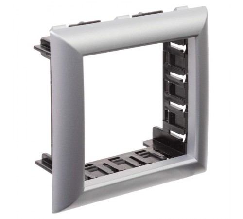 Рамка-суппорт "Avanti" для "In-liner Front", серебристый металлик, 2модуля  4404912  DKC