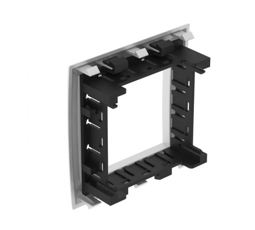 Рамка-суппорт "Avanti" для "In-liner Front", серебристый металлик, 2модуля  4404912  DKC