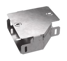 Переходник левый с крышкой Стандарт 150х100х50  PR16.0486  Промрукав