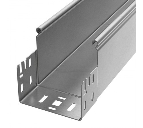 Лоток неперфорированный Профи INOX (AISI 304) 100х100x6000 (2,0 мм) (12 м/уп)  PR16.14099  Промрукав