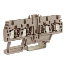 HMM.2/1+2(Ex)i, проходной зажим 2,5 кв.мм синий 1 ввод/2 вывода  ZHI510  DKC