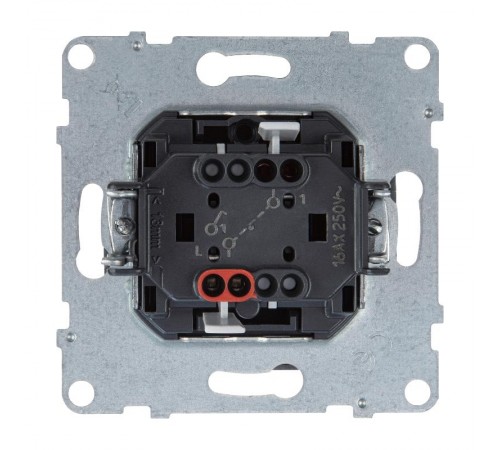 SUNO Выключатель 16АХ 250В. Безвинтовые зажимы. Цвет "Алюминий"  721304  Legrand