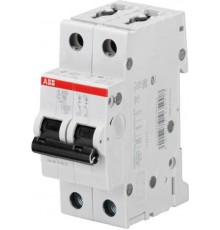Выключатель автоматический двухполюсный S202M 0,5А C 10кА (S202M C0.5)  2CDS272001R0984  ABB