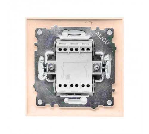 Валенсия выключатель 2-кл. 10А кремовый EKF PROxima   EWV10-023-20   EKF