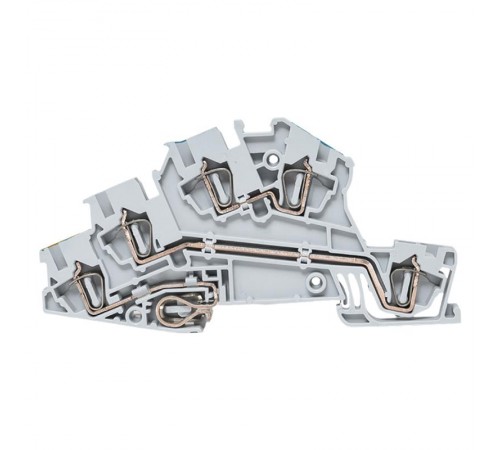 Колодка клеммная пружинная JXB-ST-2.5-NLPE 30A  plc-jxb-st-2.5-nlpe  EKF