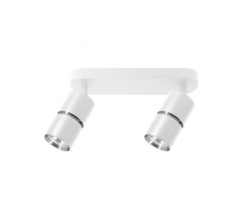 ML1862 ZEN светильник настенно-потолочный под лампу GU10, белый, хром  48644  FERON