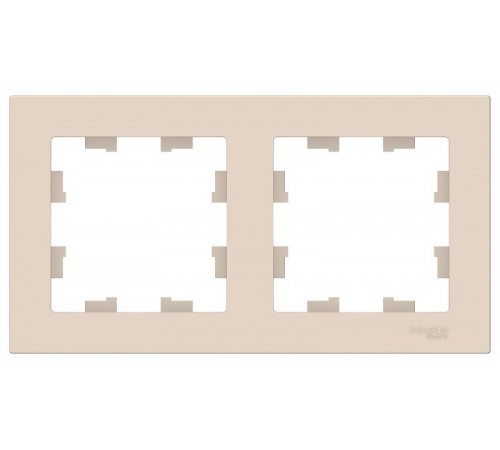 AtlasDesign Бежевый Рамка 2-ая, универсальная  ATN000202  SE