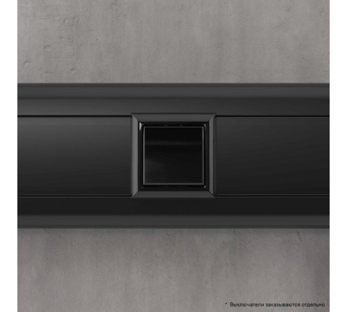 Рамка-суппорт "Avanti" черный для "In-liner Front", 2 мод.  4402912  DKC