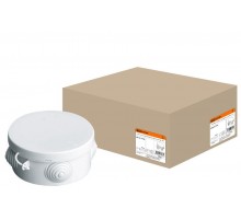 Коробка распределительная о/п D85х40мм, крышка, IP54, 4вх.  SQ1401-0102  TDM