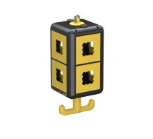 Корпус блока питания VH-8 (пустой) 140x140x252 мм (черный) (VH-8 LG8P2)  6109820  OBO Bettermann