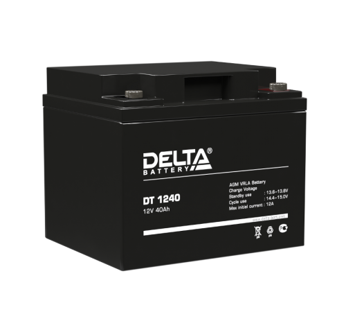 Аккумуляторная батарея ОПС серии DT 1240  12В/40Ач  DT 1240  DELTA