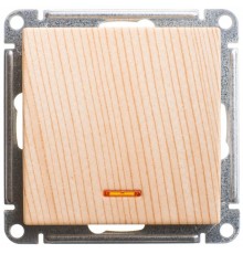 W59 Сосна Переключатель 1-клавишный с подсветкой 10АХ  VS610-157-7-86  SE