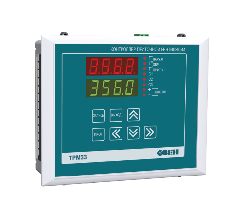 Контроллер для приточной вентиляции ТРМ33-Щ7.ТС.RS  36729  ОВЕН