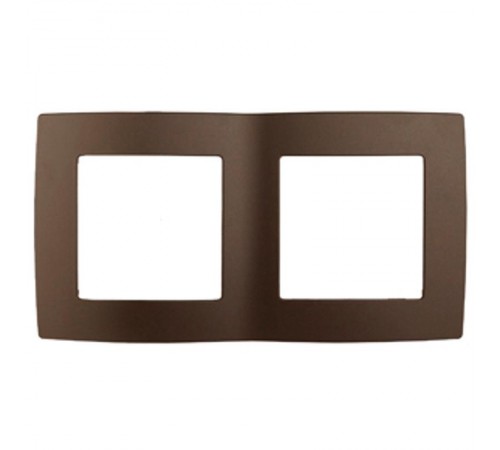 Рамка на 2 поста 12-5002-13  ,  бронза  Б0019371  ЭРА
