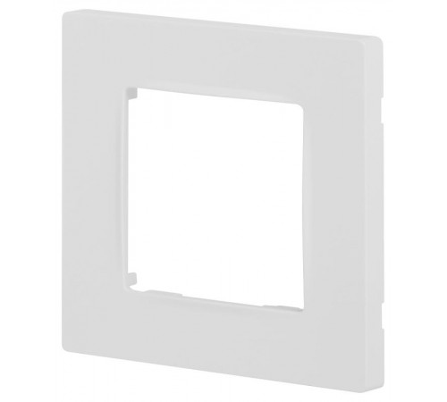Рамка для розеток и выключателей  Серия 12 12-5201-01М на 1 пост, Классик, белый матовый  Б0067738  ЭРА