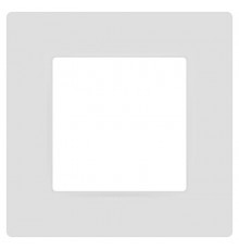 Рамка для розеток и выключателей  Серия 12 12-5201-01М на 1 пост, Классик, белый матовый  Б0067738  ЭРА