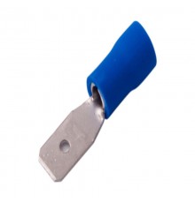 Клемма плоская изолированная РПи-п 2.5-(2.8)/РпИп 2-3-0,8 штекер 2.8 мм 1.5-2.5 мм синяя (10шт./уп.)  08-0331-10  REXANT