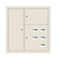 Щит этажный 5 кв. слаботочка слева RAL9002 (1000х950х150)  PROxima mb29-v-5z-ral9002 EKF