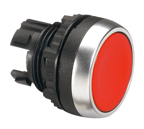 Кнопка с пружинным возвратом  22,3 - Osmoz - для комплектации - потайная головка - без подсветки - красный  023801  Legrand