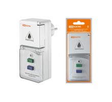 Выключатель дифференциальный (УЗО) УЗО-Р-IP44-16-30 (в розетку с защ. крышкой) 16А 30мА IP44  SQ1512-0003  TDM