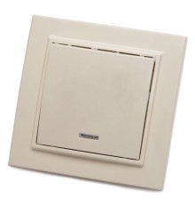 PSW10-9001-02 Выключатель 1-клавишный с индикатором, 250В, 10А, серия Эрна, слоновая кость  39228  STEKKER