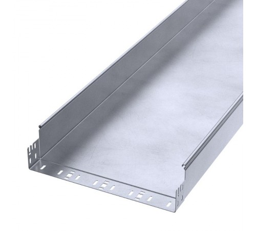 Лоток неперфорированный Профи INOX (AISI 316) 400х100x3000 (1,5 мм) (6 м/уп)  PR16.13628  Промрукав