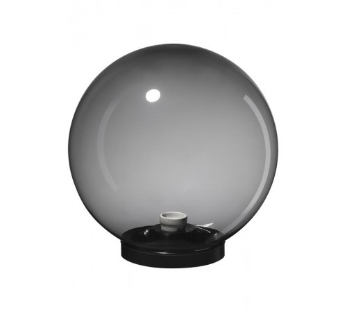 Светильник НТУ 03-100-302 шар d=300 мм IP54 (дымчатый ПММА, основание плоское ПК 145, Е27)  SQ0330-0633  TDM