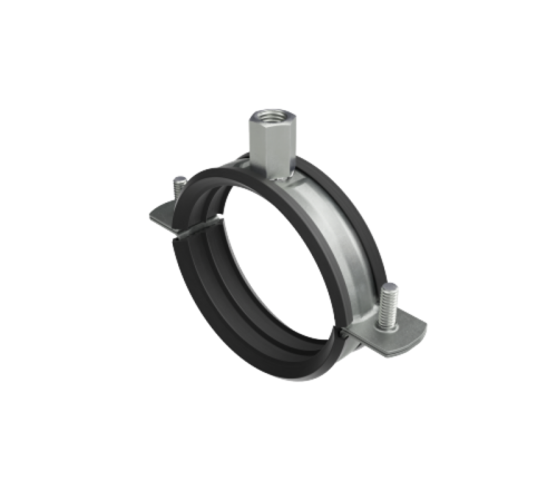 Хомут для средних нагрузок с изоляцией с гайкой М8/М10 для труб d 8"  BHM22800  DKC