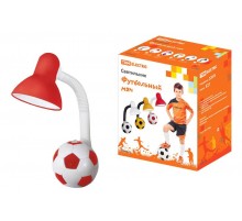 Светильник настольный на основании Футбольный мяч 40Вт ЛН/КЛЛ/LED Е27 красно-белый  SQ0337-0049  TDM