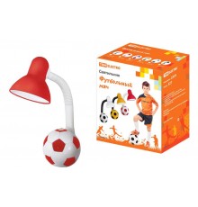 Светильник настольный на основании Футбольный мяч 40Вт ЛН/КЛЛ/LED Е27 красно-белый  SQ0337-0049  TDM