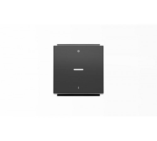 Клавиша для 1-клавишных выключателей/переключателей/кнопок с символом I/O и линзой подсветки, серия SKY, цвет чёрный барх.2CLA850140A1501 ABB