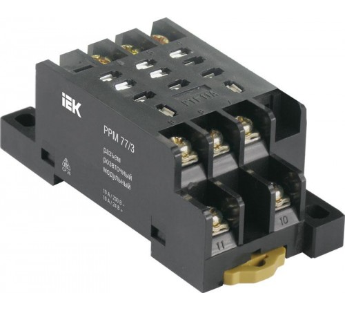Разъем РРМ77/3(PTF11A) для РЭК77/3(LY3) модульный   RRP10D-RRM-3  IEK