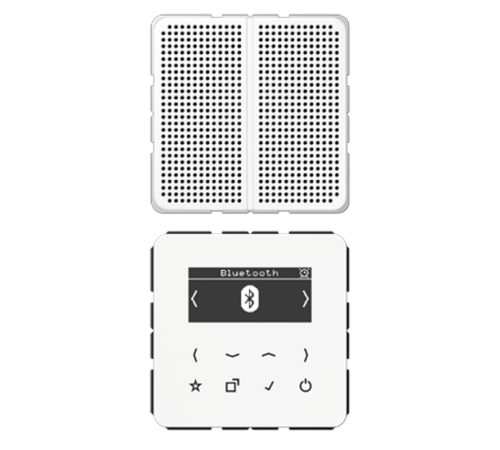 Цифровое радио DAB + с поддержкой Bluetooth DABCD1BTWW Jung