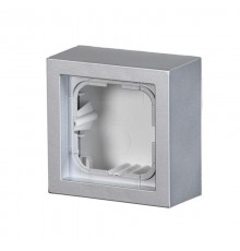 Коробка для накладного монтажа, Impressivo, алюминий  1721A-83   2TKA00001618  ABB