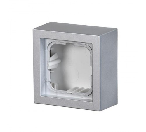 Коробка для накладного монтажа, Impressivo, алюминий  1721A-83   2TKA00001618  ABB