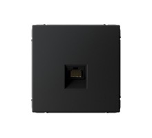 ArtGallery Карбон Розетка компьютерная RJ45, кат. 5е, механизм  GAL001083 SE