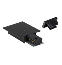 Комплект торцевых элементов чёрный (встраиваемый) для шинопровода осветительного PTR/R EC-BL  .5031975  Jazzway