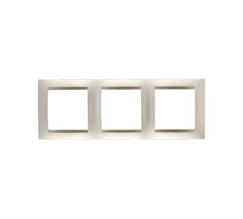 Simon 15 Шампань Рамка универсальная, 3 поста  1500630-034  Simon