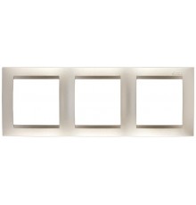 Simon 15 Шампань Рамка универсальная, 3 поста  1500630-034  Simon