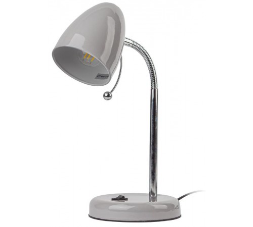 Светильник настольный N-116-Е27-40W-GY серый (16/96)  Б0047203  ЭРА