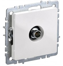 BRITE Розетка TV оконечная РТВ11-0-БрБ белый  BR-A10-O-K01  IEK