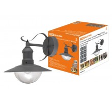 Светильник садово-парковый "Милан" 60 Вт, вниз, пластик/алюм., прозрачное/серый, Е27  SQ0330-0235  TDM