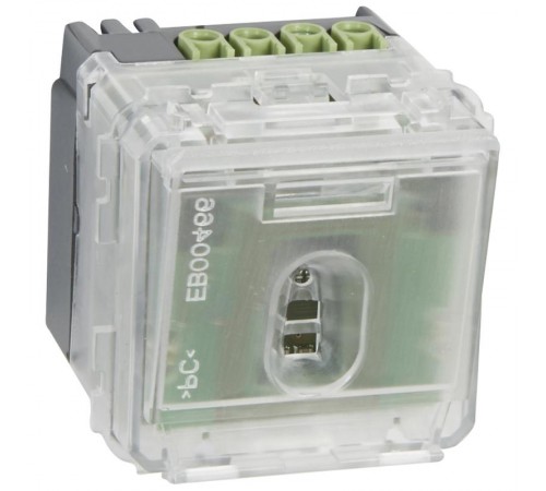 Клавиша одинарная нажимная (кнопка) для выкл-ля/кнопки пластик кремовый глянцевая IP20 с полем д/мар-ки Gira System 55  067601  GIRA