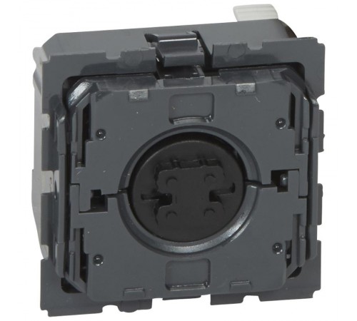 Клавиша одинарная нажимная (кнопка) для выкл-ля/кнопки пластик кремовый глянцевая IP20 с полем д/мар-ки Gira System 55  067601  GIRA