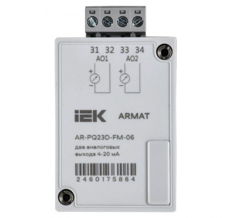 ARMAT Модуль анализ. кач. эл/эн. 2 аналоговых вых.  AR-PQ23D-FM-06  IEK
