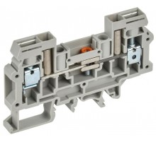Колодка клеммная CTS-DT измерит. 6мм2 серая  YCT15-00-K03-006  IEK