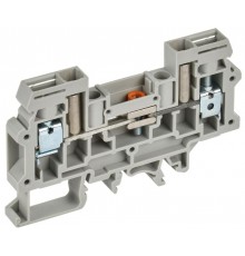 Колодка клеммная CTS-DT измерит. 6мм2 серая  YCT15-00-K03-006  IEK