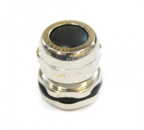 Кабельный ввод М 22 латунный УТ1,5 IP66/IP67/IP68 (d кабеля 6-12 мм)  zeta30133  ГОФРОМАТИК